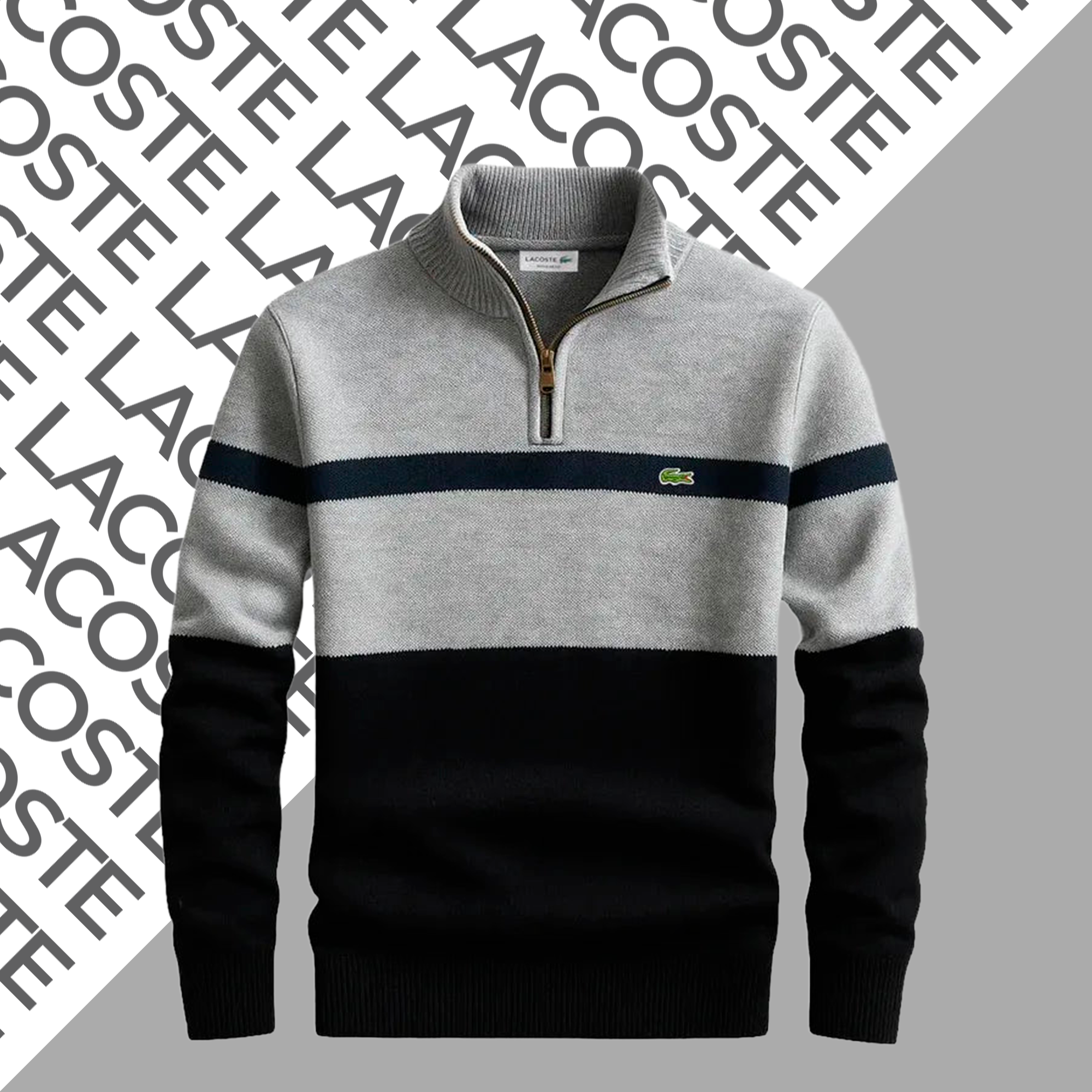 Maglione con cerniera premium
