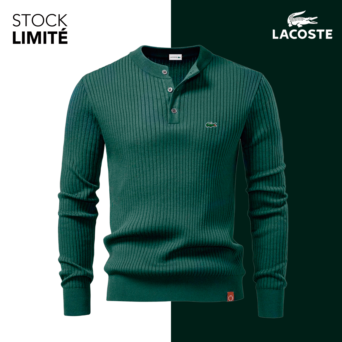 Maglione a coste aristocratico 